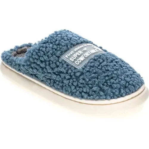 Platanitos Azul de Mujer modelo Pantufla Dama P 811 azules textiles mujer 2021112314594022938 Textil 