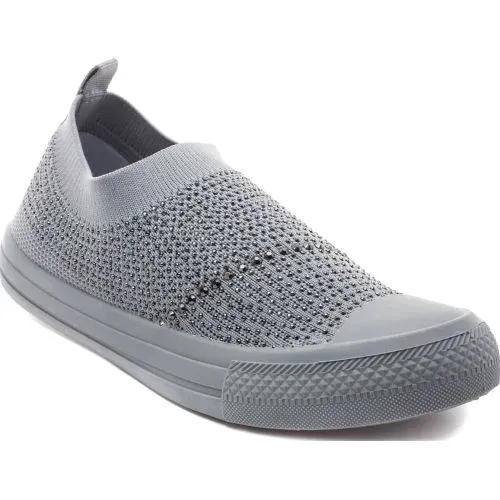 Platanitos Gris de Mujer modelo Zapatilla Dama Zf 1104 grises textiles mujer 301443 Textil 