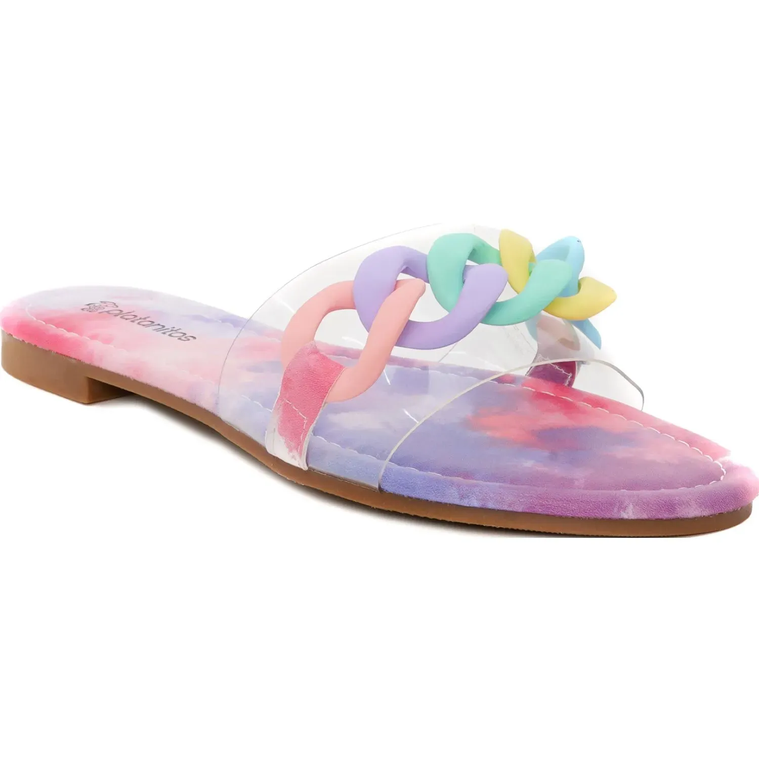 Sandalia Platanitos Dama Flat Tie Dye Sf 1003 color  | Platanitos