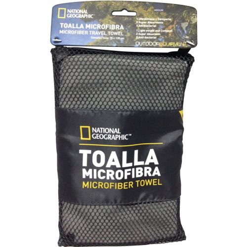 NATIONAL GEOGRAPHIC Toalla Microfibra Secado Fácil - Talla M - National Geographic