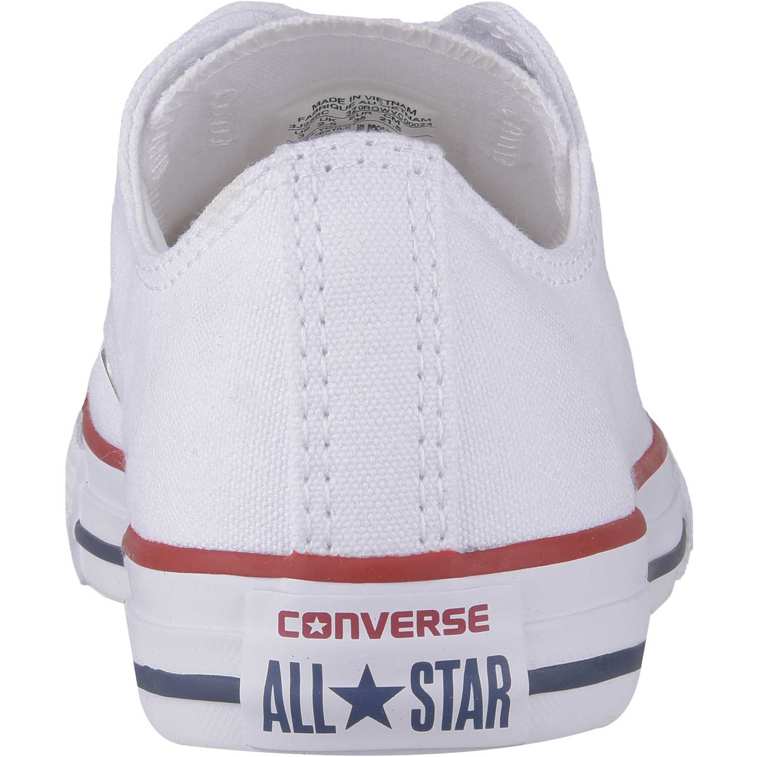 Zapatillas Converse Urbanas Niños Chuck Taylor All Star Core Ox color blanco | Platanitos