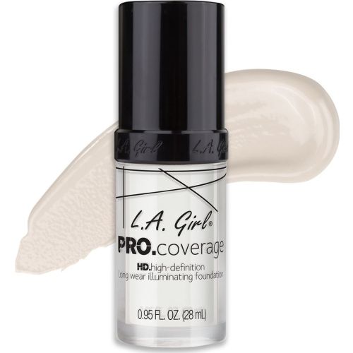 L.a. Girl Base Pro Coverage Hd Foundation - White (Foundation Lightener)
