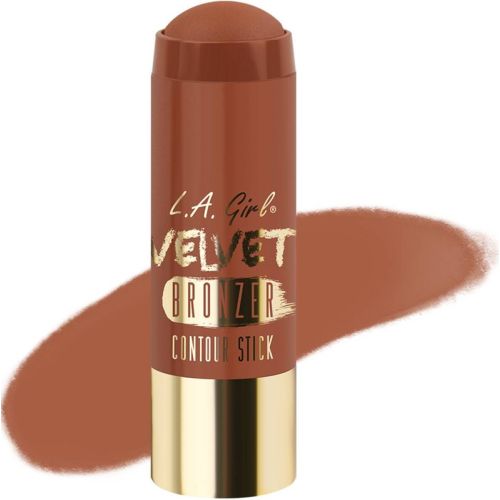 L.a. Girl Bronzer En Barra Velvet Contour -Suede