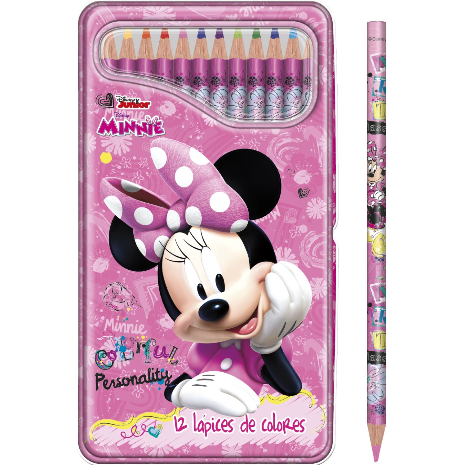 Minnie Colores Disney Triangularx12und rosado | Platanitos