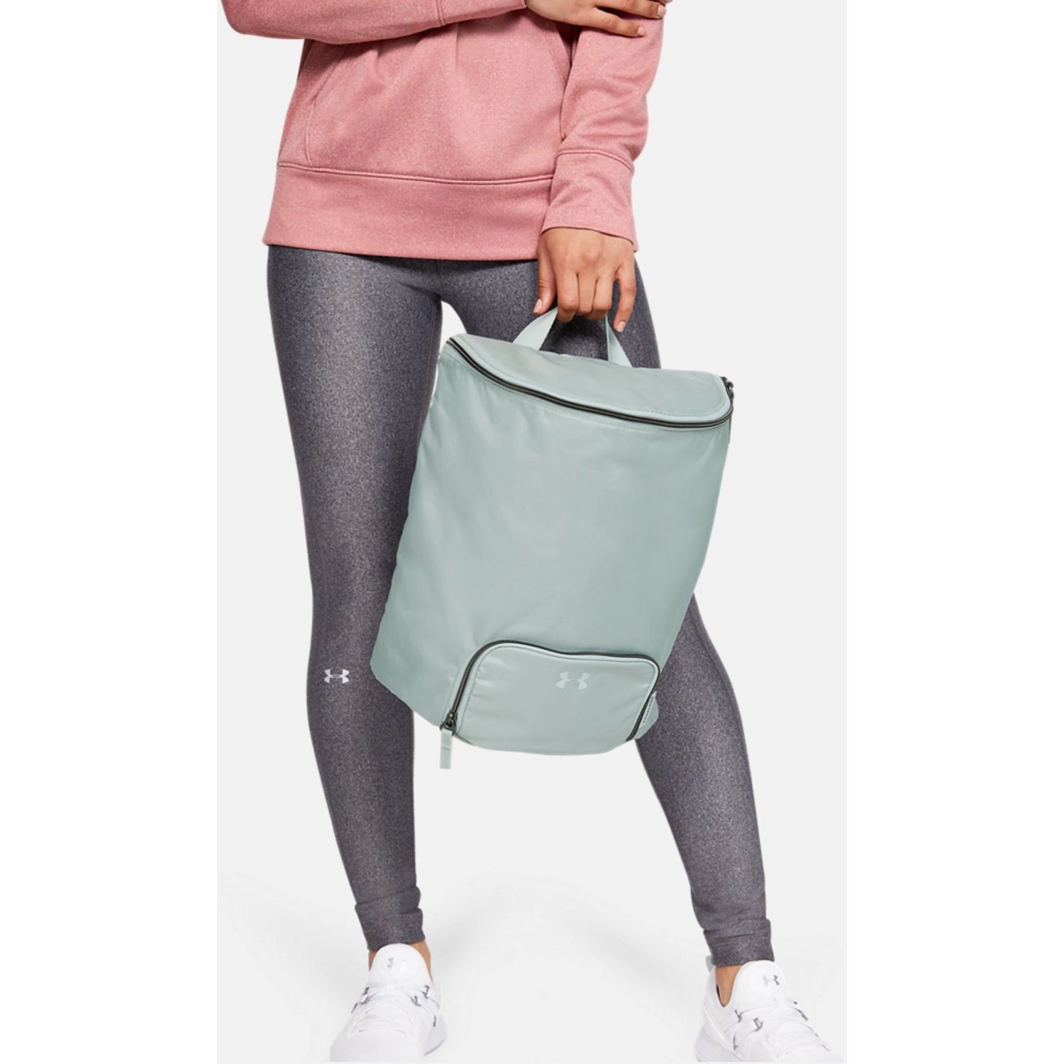 Under Armour Midi Backpack Verde Agua Platanitos