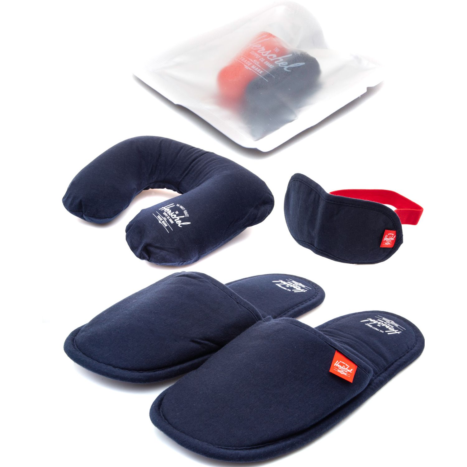 HERSCHEL Ravel Kit Herschel Supply Amenity azul rojo Platanitos