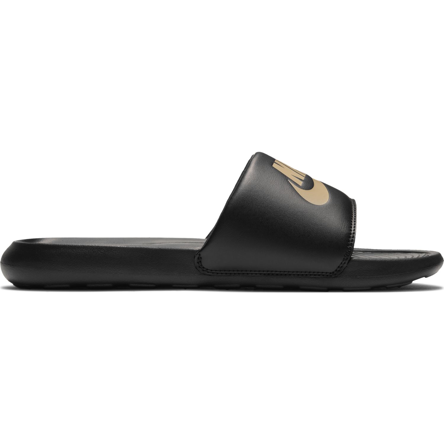 Sandalia Nike Hombre Victori One Slide color negro | Platanitos