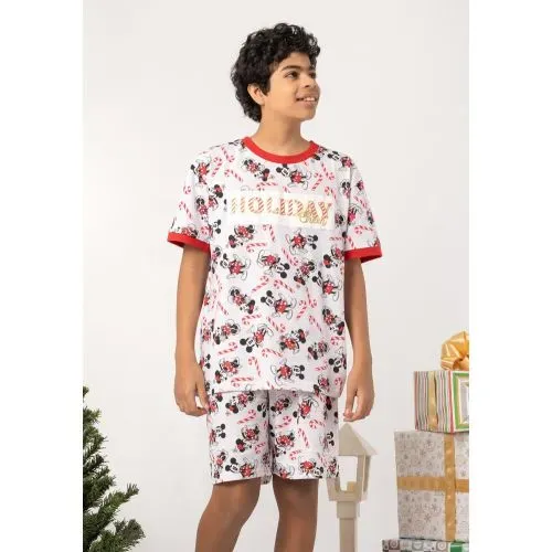 Kayser Pijama Juvenil Hombre Navidad D7635 Algodón Blanco