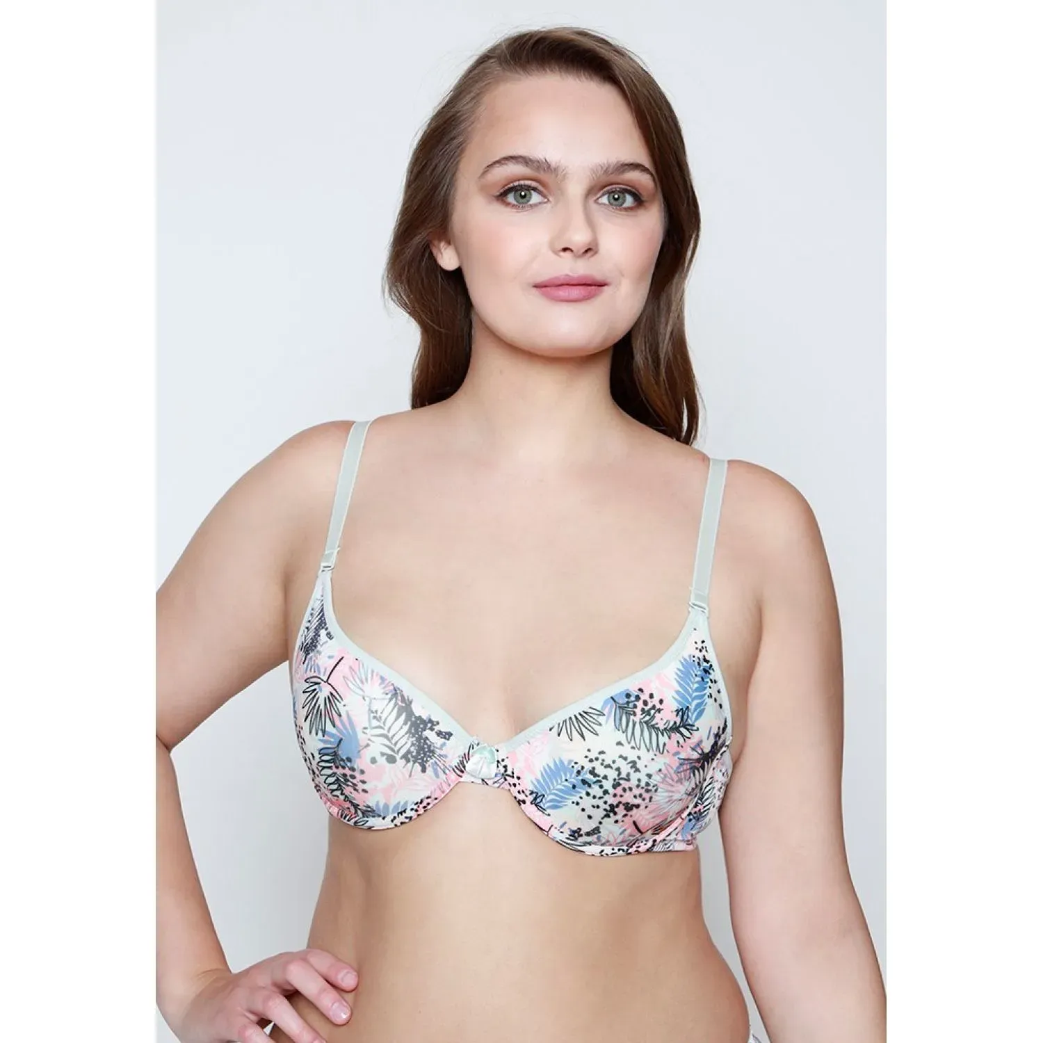 Sosten Kayser Dama 50.023 Microfibra Gris 2 color  | Platanitos