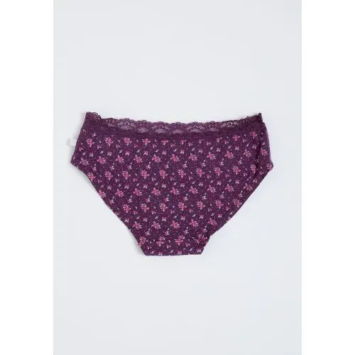 Kayser Bikini Juvenil 15.7052 Algodón Morado
