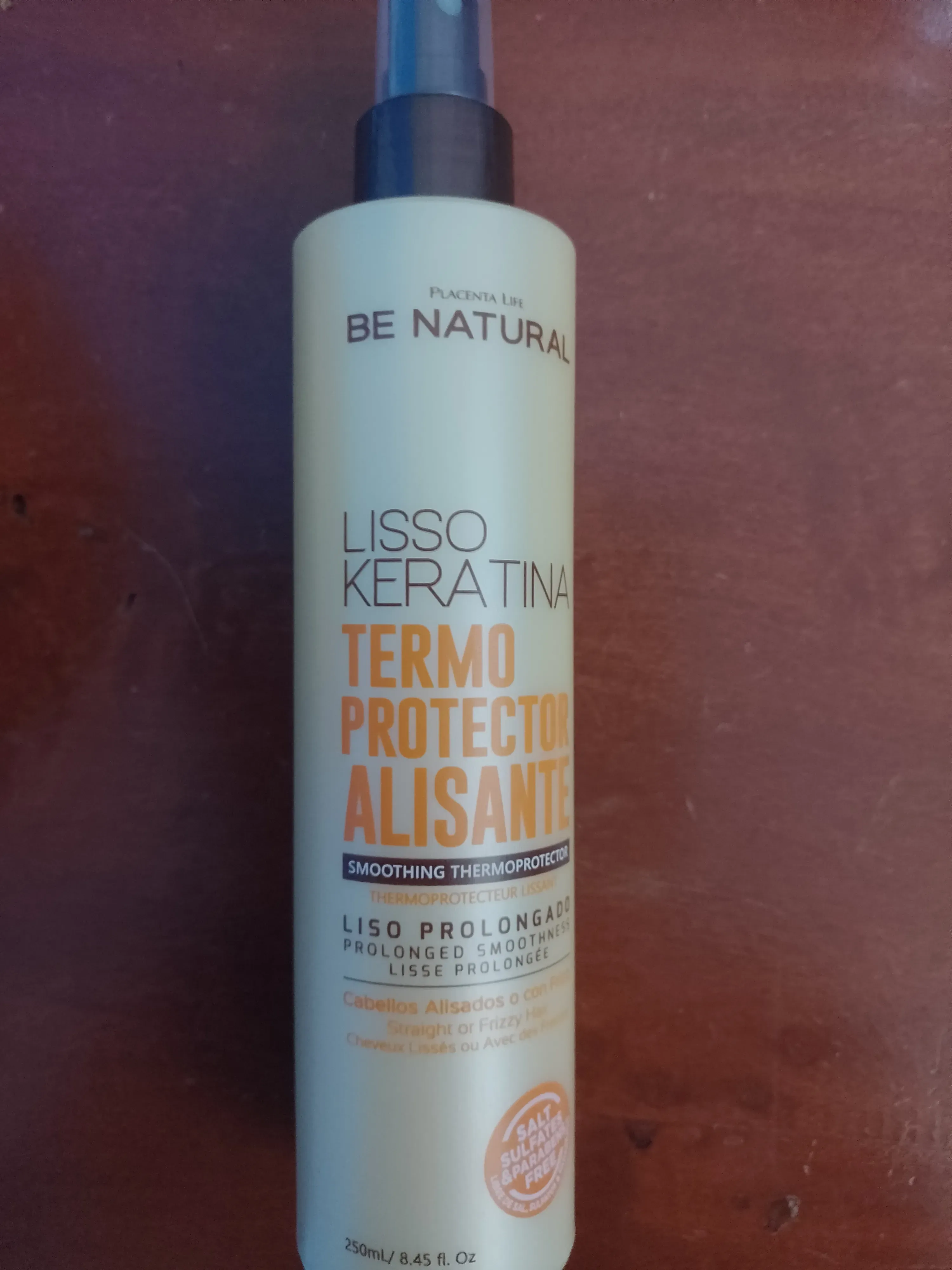 Cabello Be Natural Termoprotector Pack Be Natural Lisso Keratina