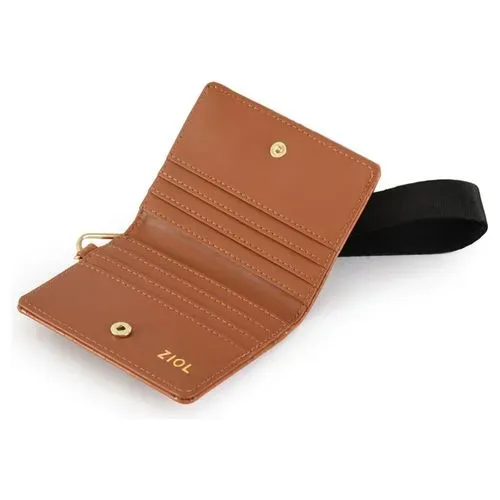 ZIOL Tarjetero Odzun Con Ventana 54701 Camel