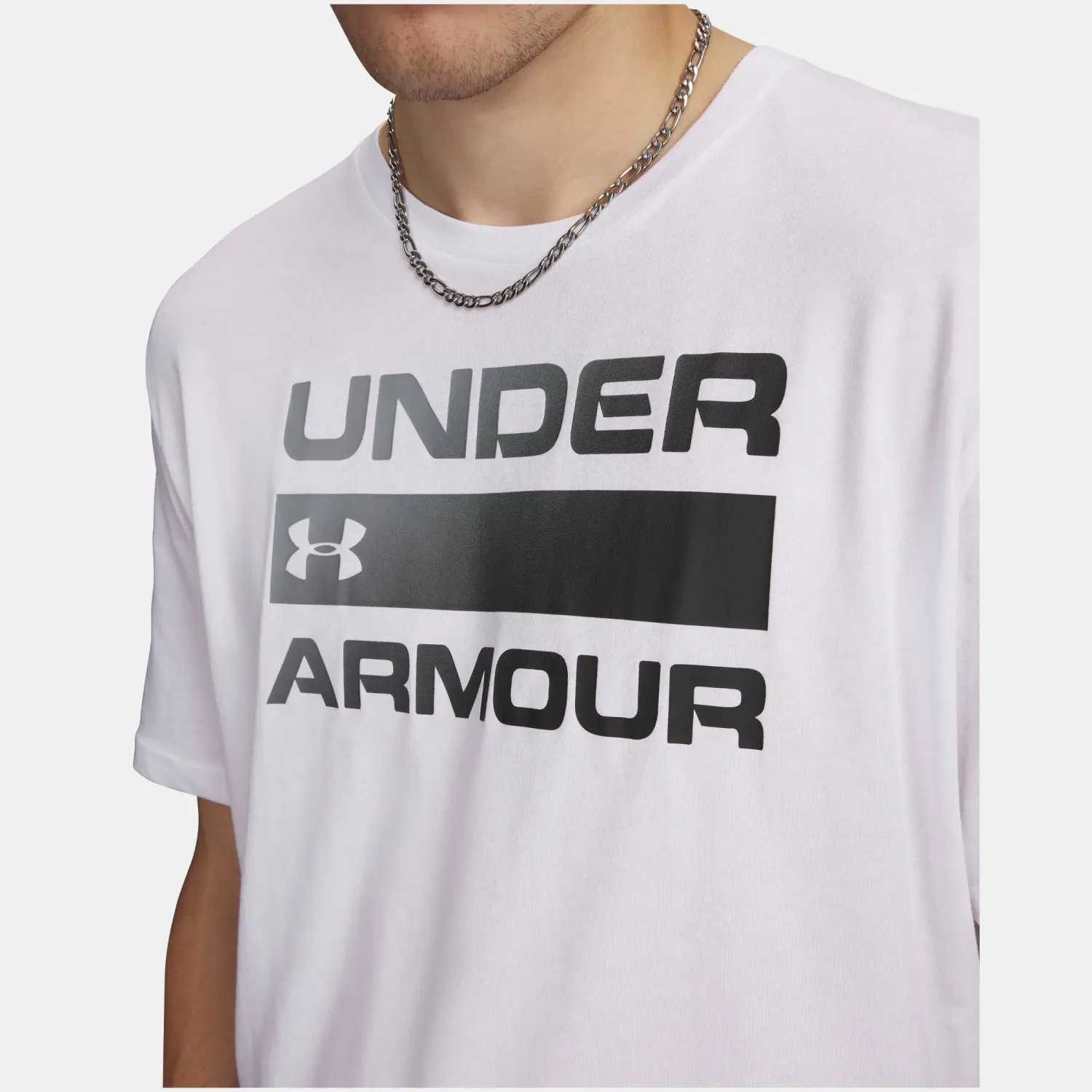 Under Armour Polo Under Armour Training Hombre Team Issue Wordmark color blanco | Platanitos