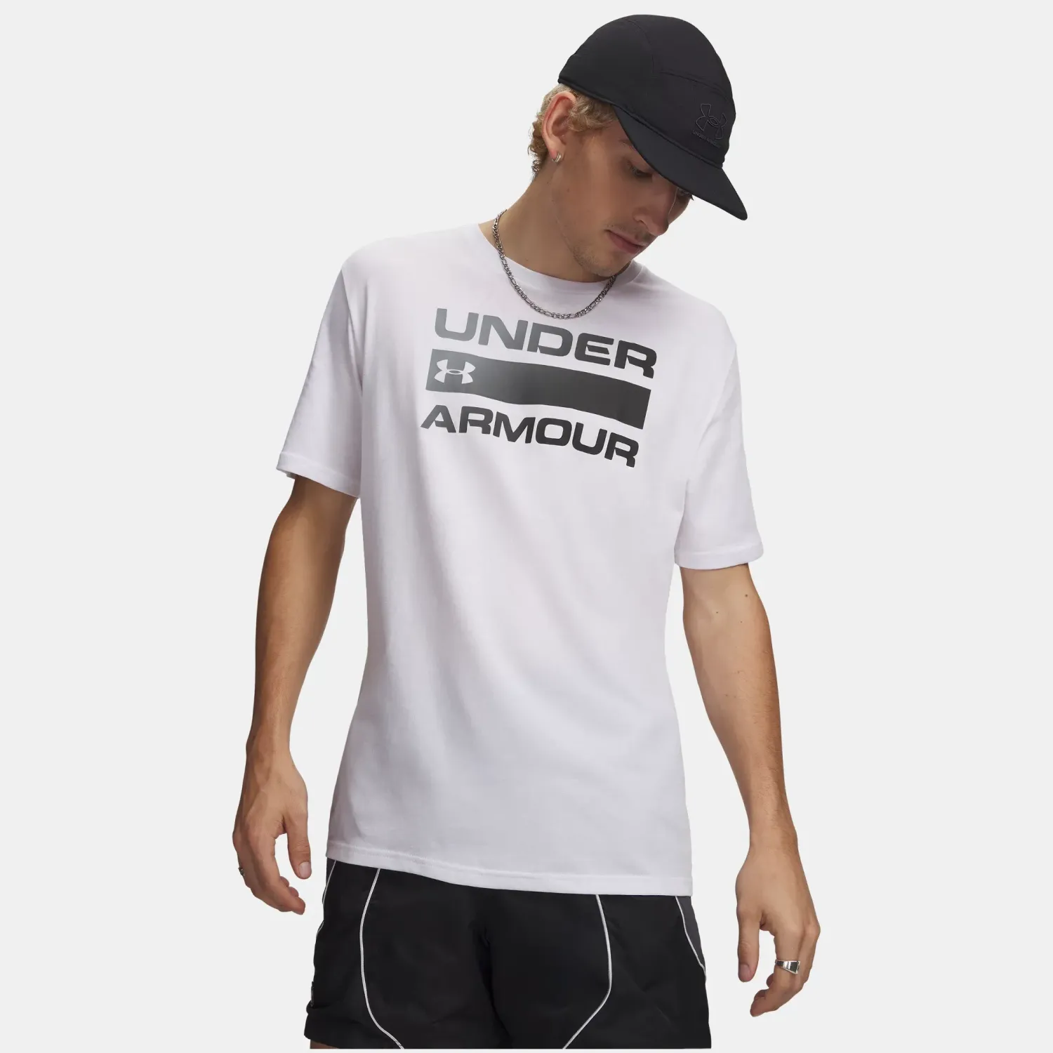 Under Armour Polo Under Armour Training Hombre Team Issue Wordmark color blanco | Platanitos