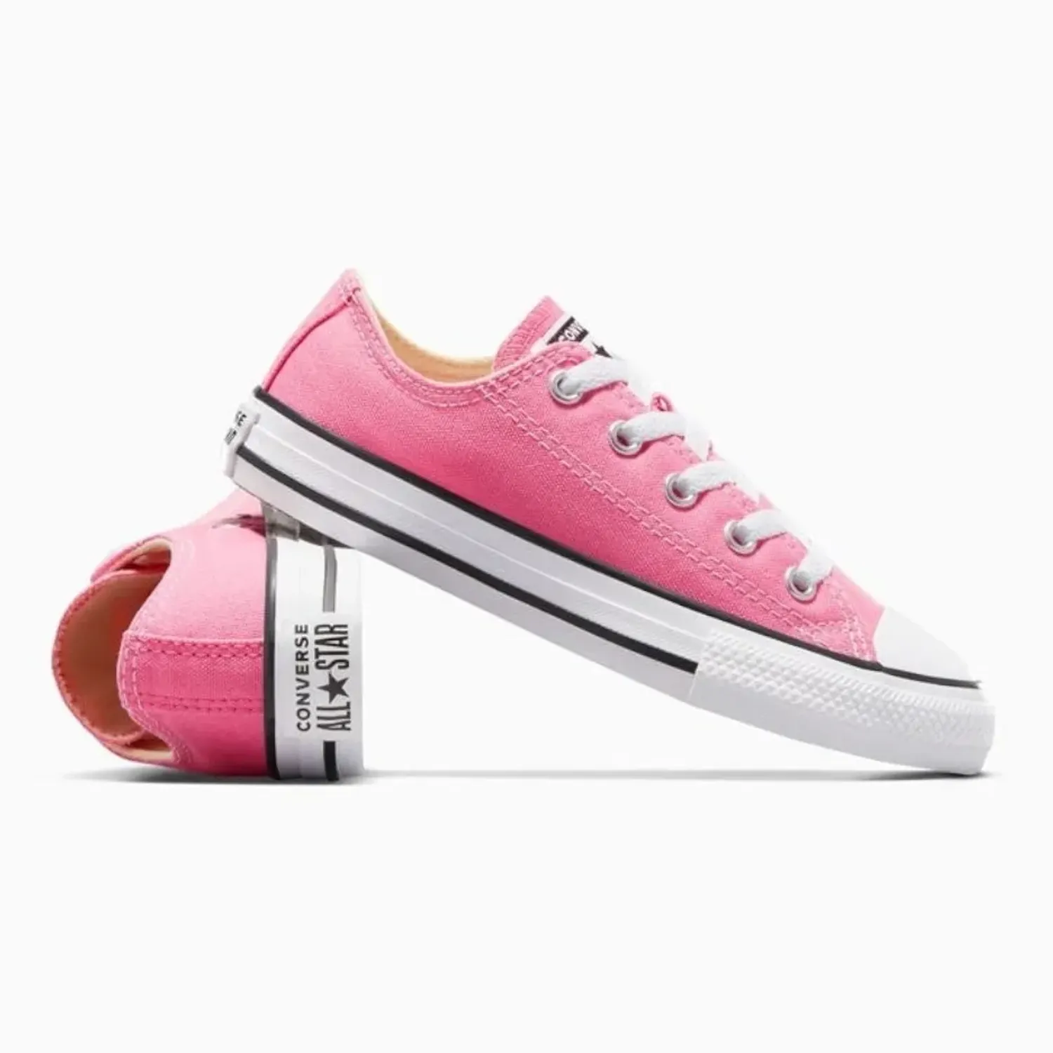 Zapatillas Converse Urbanas Niños Chuck Taylor All Star Core Ox color rosado | Platanitos