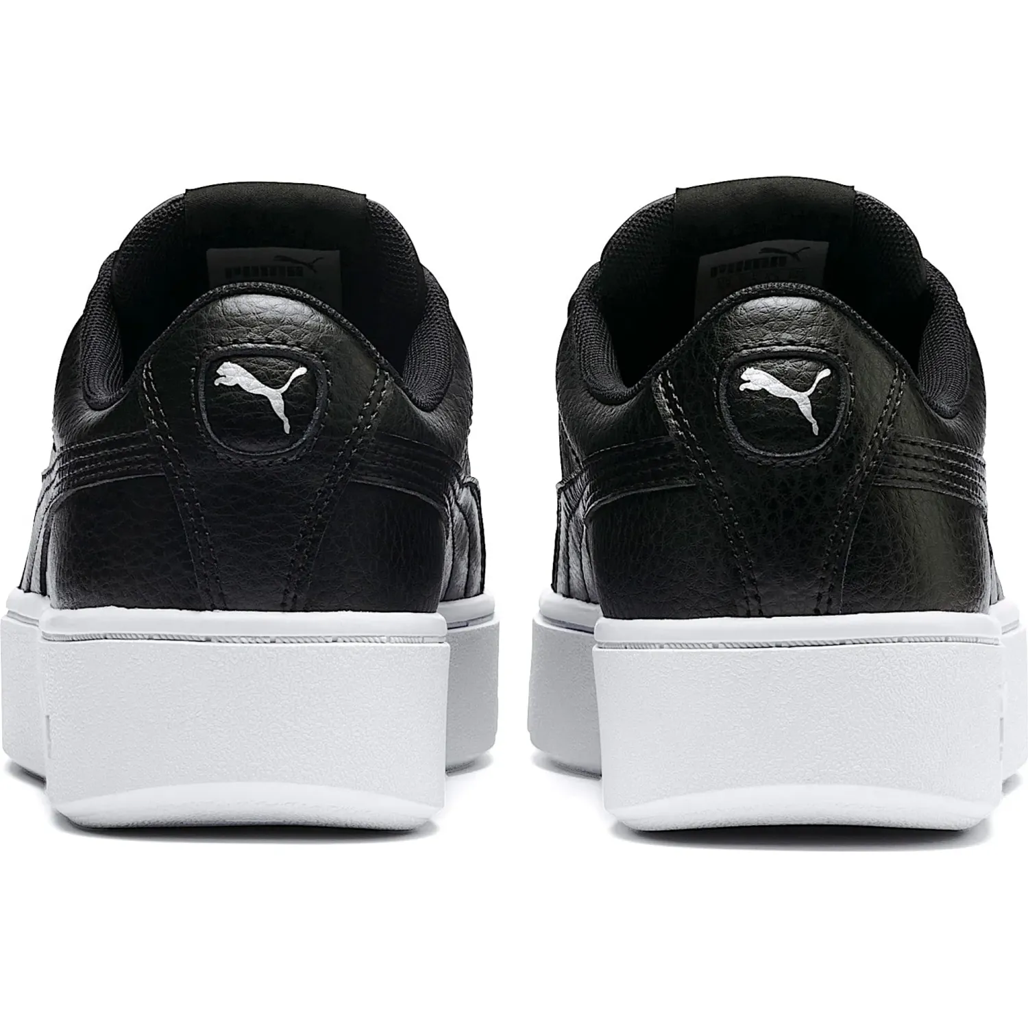 Zapatillas Puma Urbanas Mujer Vikky Stacked L color negro / blanco | Platanitos