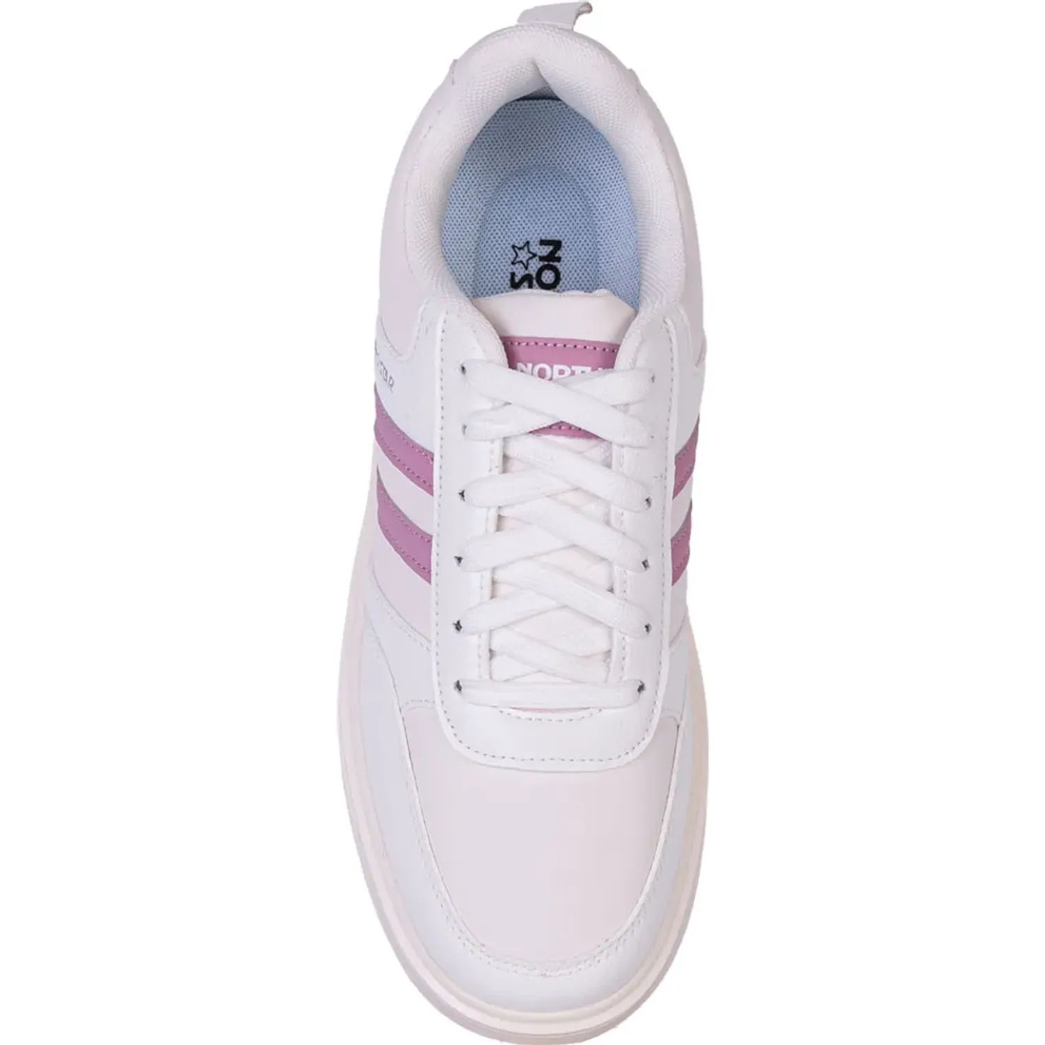North Star Zapatillas North Star Urbanas Mujer Replay 1990 color rosado/blanco | Platanitos