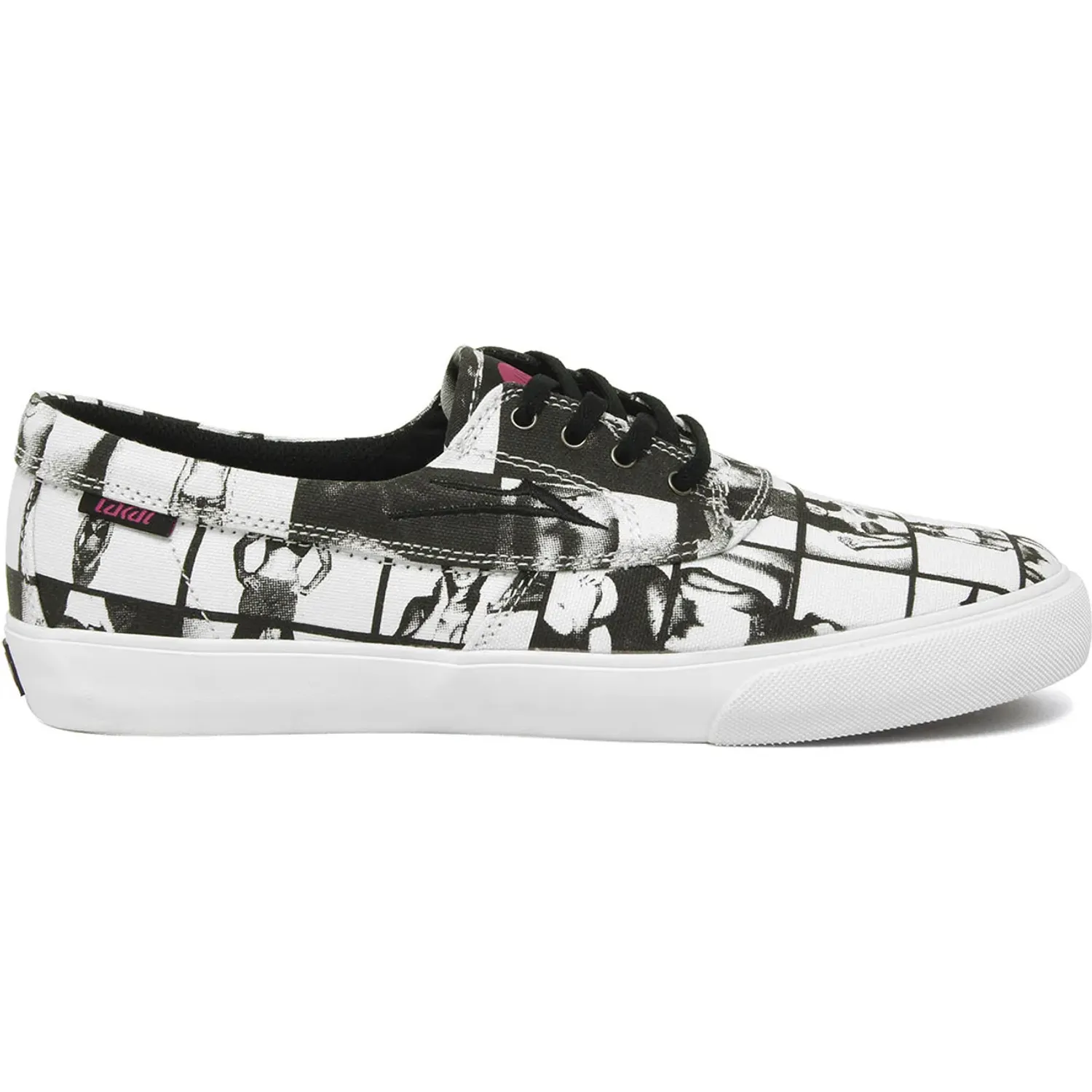 Zapatilla Lakai Camby color blanco / negro | Platanitos