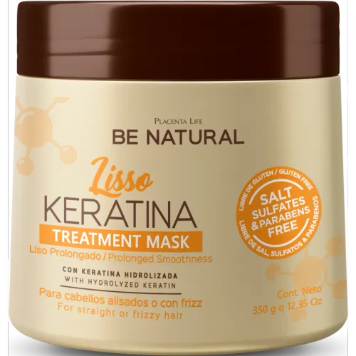 BE NATURAL Varios modelo Mascarilla Lisso Keratina 350g varios 2021101115382227752  