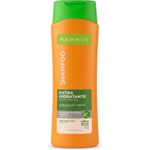 Shampoo Placenta Life Extra Hidratante 400ml color varios | Platanitos
