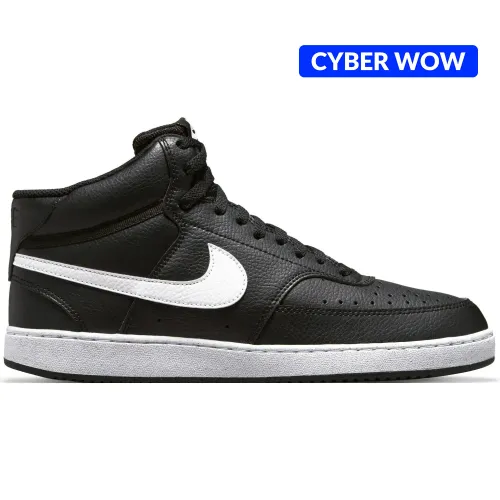 Zapatillas Nike Urbanas Hombre Court Vision Mid Next Nature color negro | Platanitos
