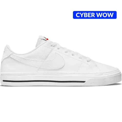 Zapatillas Nike Urbanas Mujer Court Legacy Next Nature color blanco | Platanitos