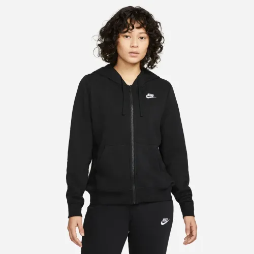Nike Polera Sportswear Mujer Club Fleece Full Zip