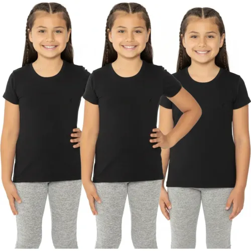 Kayser Negro de Niña modelo Tripack Camiseta Niña M/Corta niña 2023022017142400407