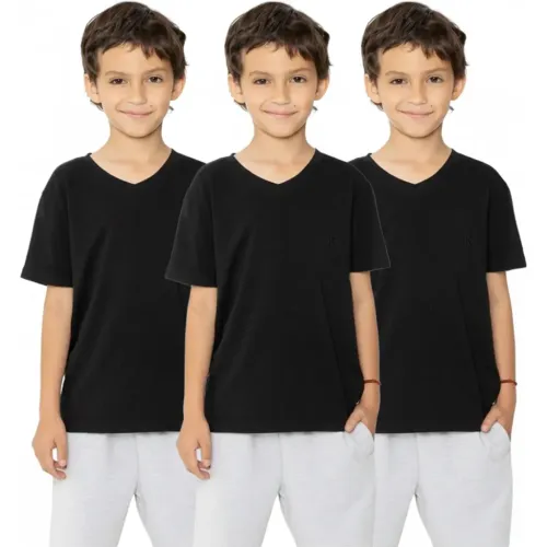 Kayser Negro de Niño modelo Tripack Camiseta Niño M/Corta niño 2023022017142400497