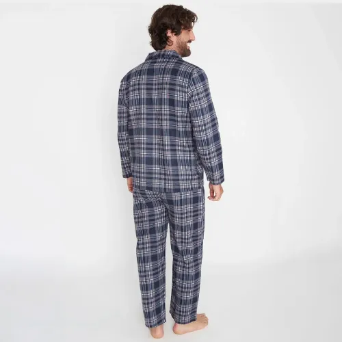 Kayser Pijama Caballero Franela 67.1274-Azu