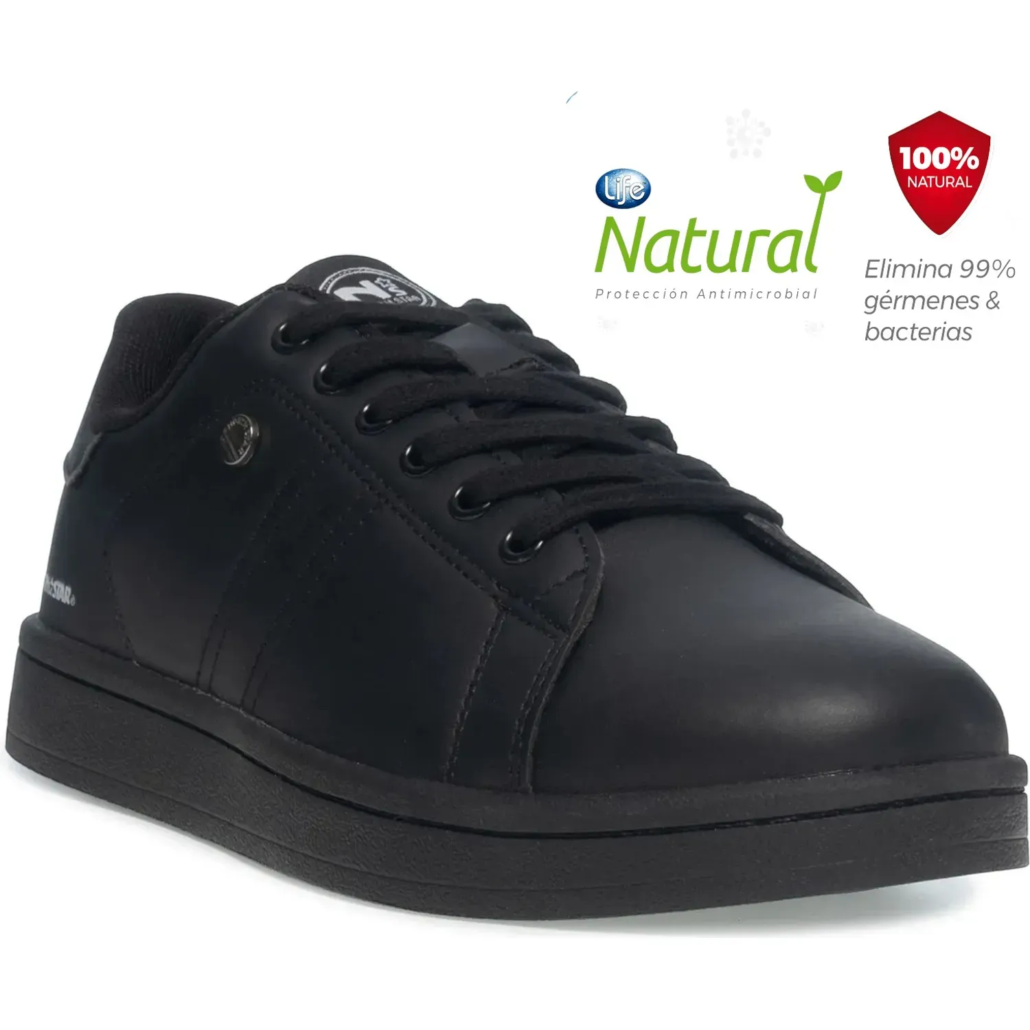 Zapatillas North Star Urbanas Hombre Compus color negro | Platanitos