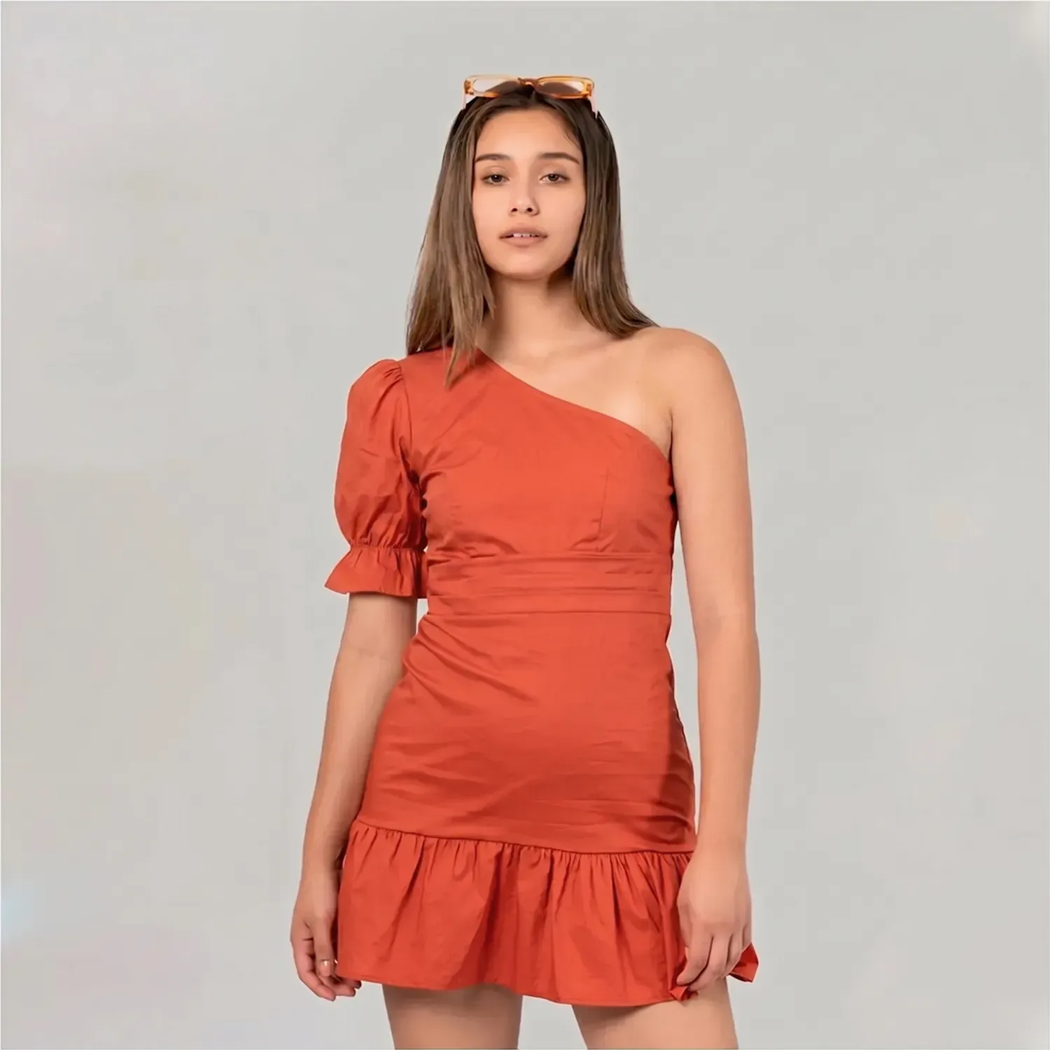 Vestido Aranni Dama Ariana Lacre color lacre | Platanitos