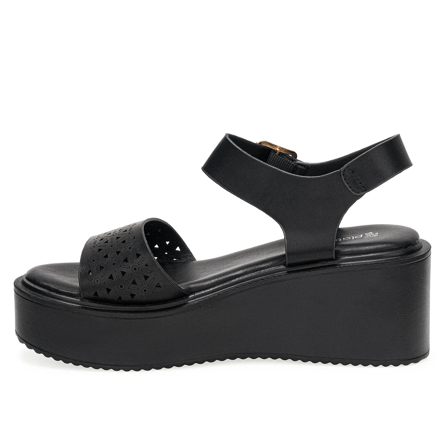 Sandalia Platanitos Dama S Elin color negro | Platanitos