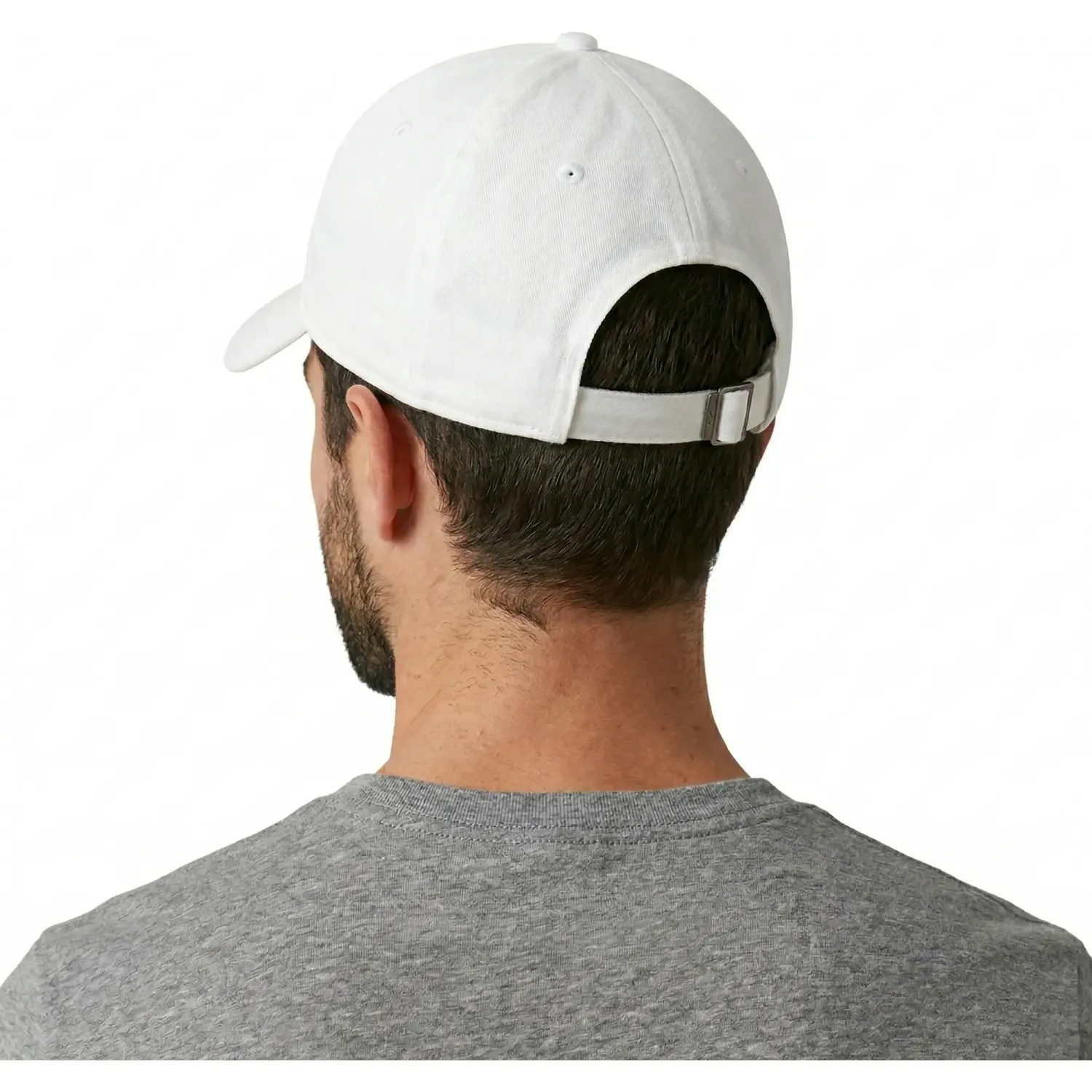 Gorra Nike Sin Estructura Unisex Futura Wash Club color blanco | Platanitos