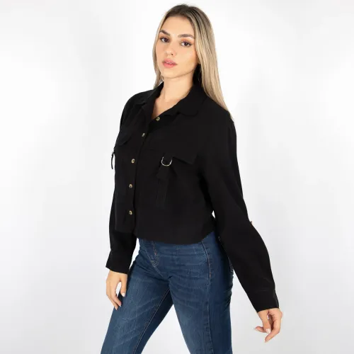 JAROLA Blusa Casual Mujer Crop Coco