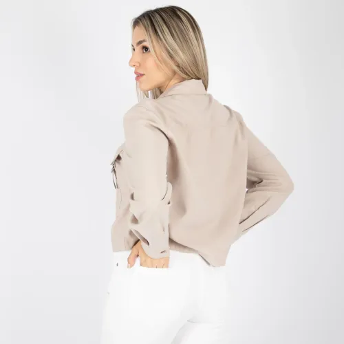 JAROLA Blusa Casual Mujer Crop Coco