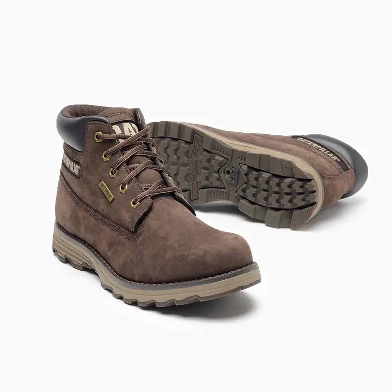 Zapatilla Cat Outdoor Hombre Founder Wp / Boot color café | Platanitos