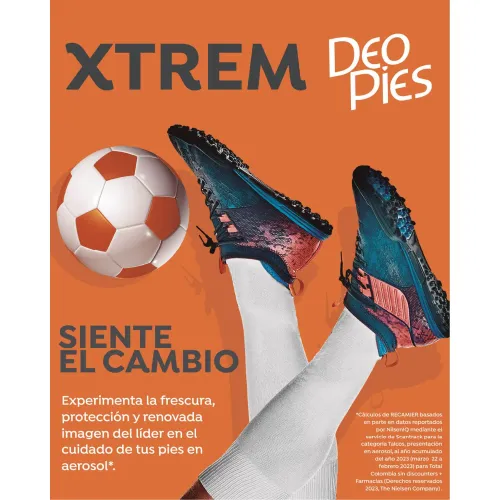 DEO PIES Desodorante Para Pies Xtrem 260ml