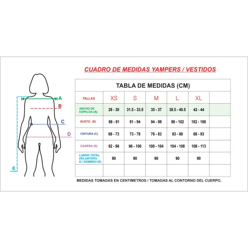 FORDAN JEANS Yamper Mujer 3766 Manga Corta Con Cortes En Canesu