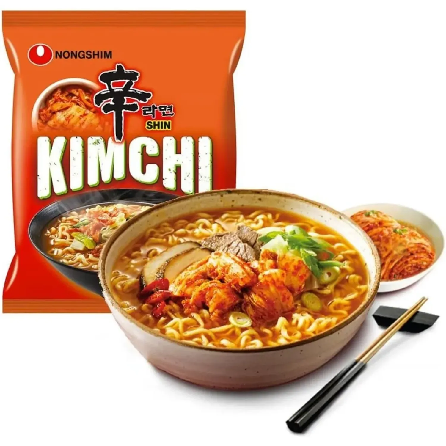 Kimchi Nongshim Shin Ramyun X 120 Gr. color varios | Platanitos