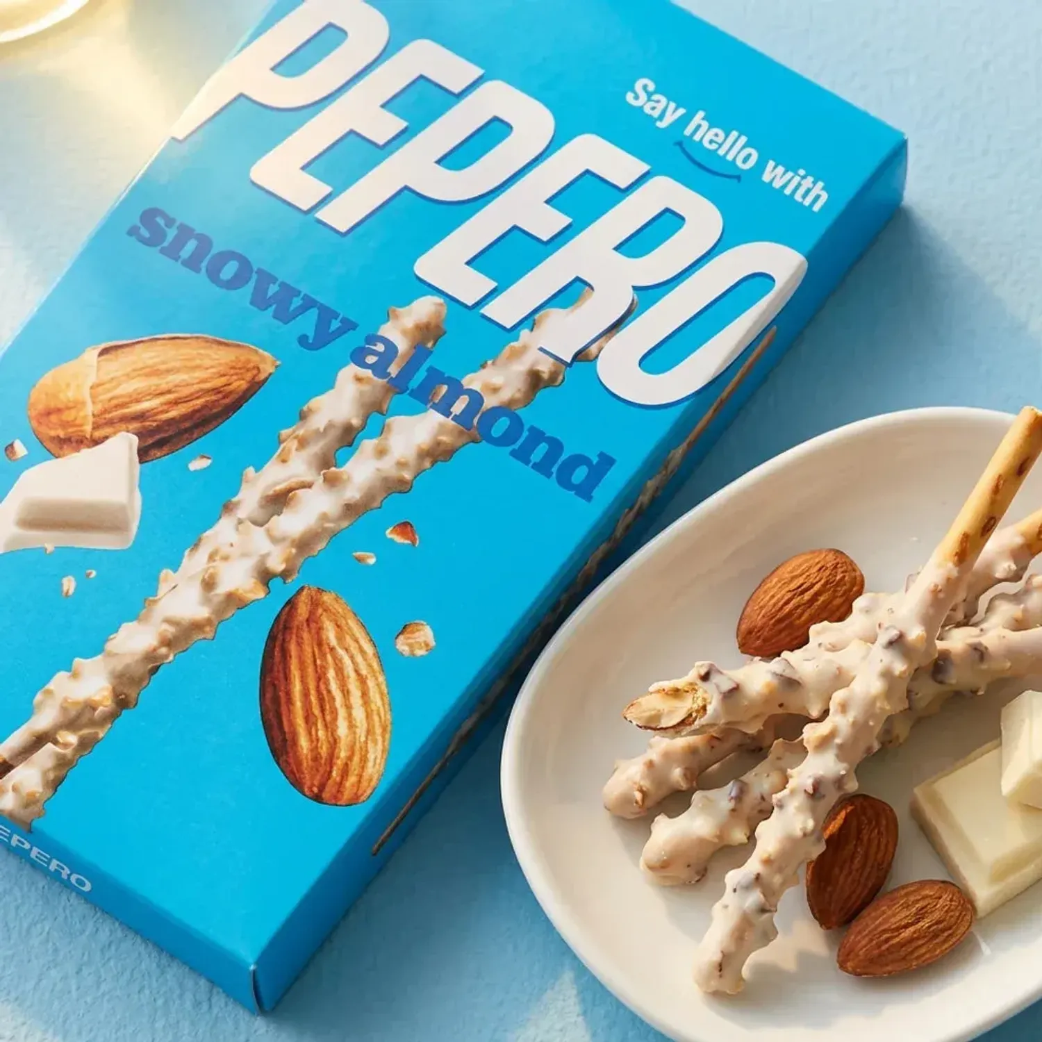 LOTTE Pepero Lotte Snowy Almond X 32gr color varios | Platanitos