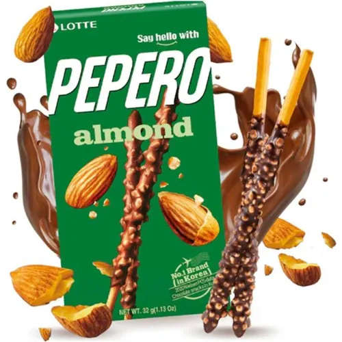 Pepero Lotte Almond X 32gr color varios | Platanitos