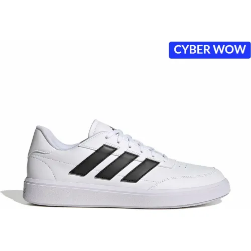 Zapatillas Adidas Urbanas Hombre Courtblock color blanco | Platanitos