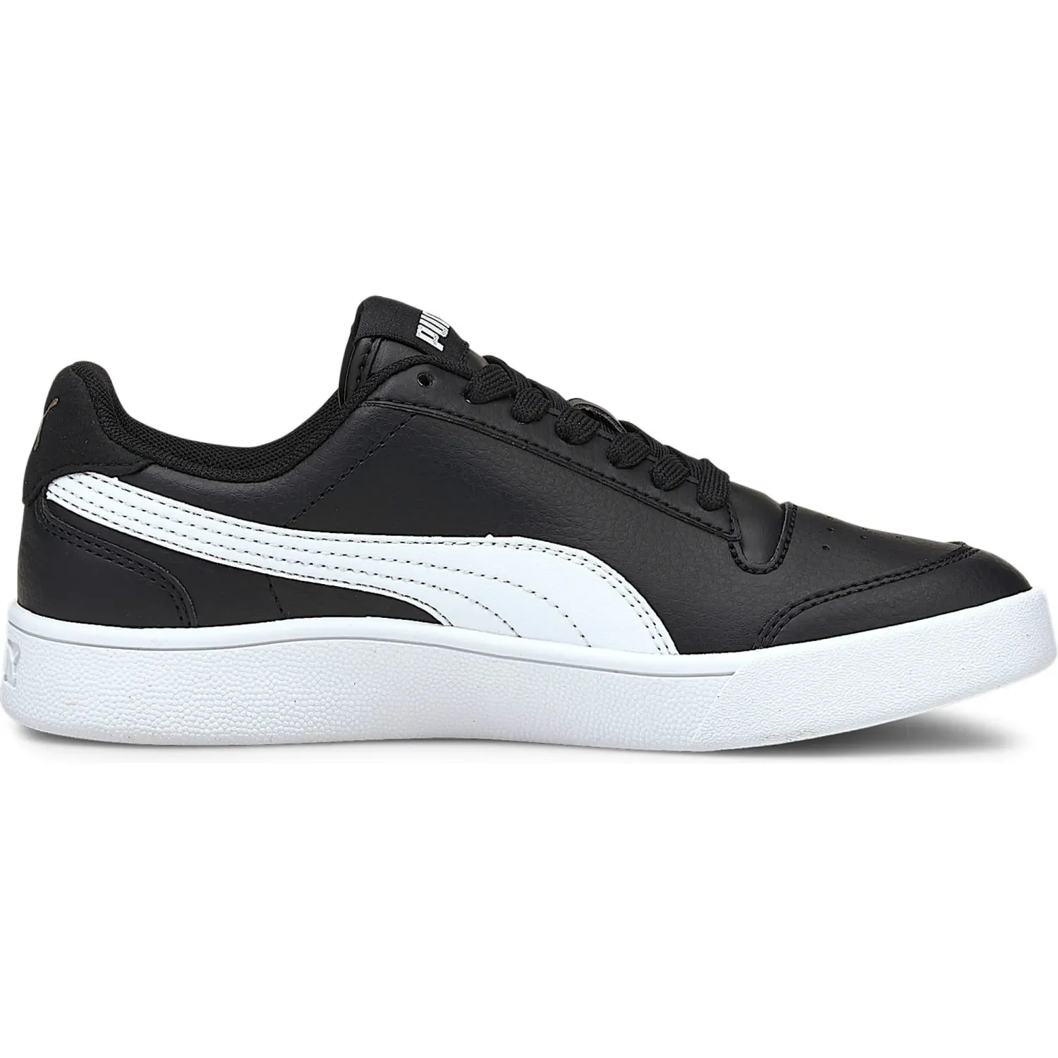Zapatillas Puma Urbanas Juvenil Shuffle Jr color negro | Platanitos