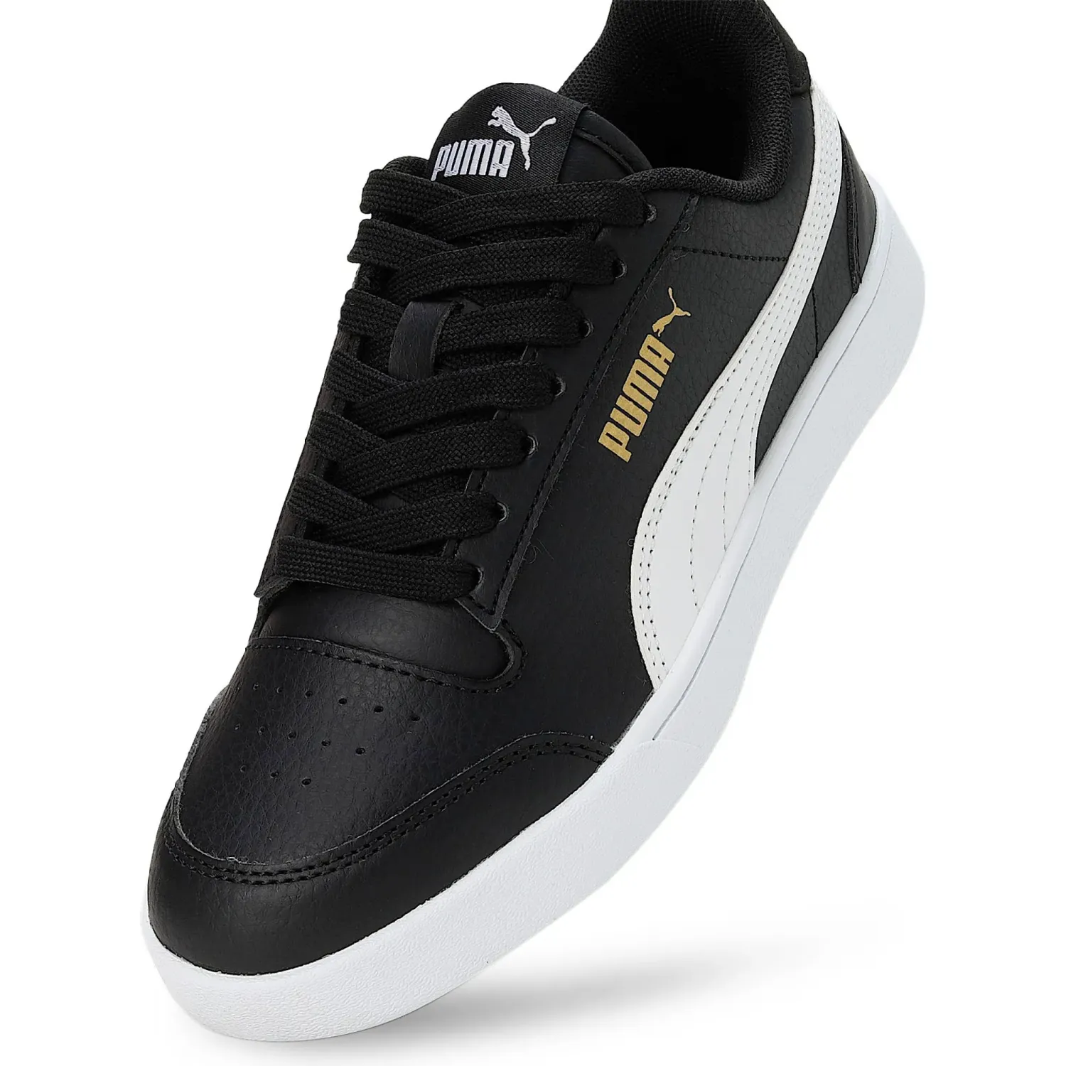 Zapatillas Puma Urbanas Juvenil Shuffle Jr color negro | Platanitos