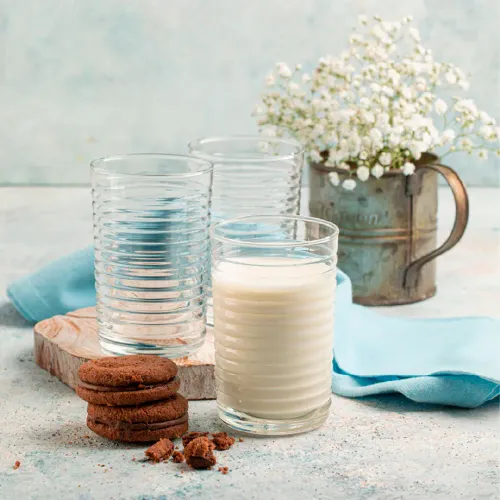 CRISTAR Vaso Rayas Concept Canastilla X 6 Unidades