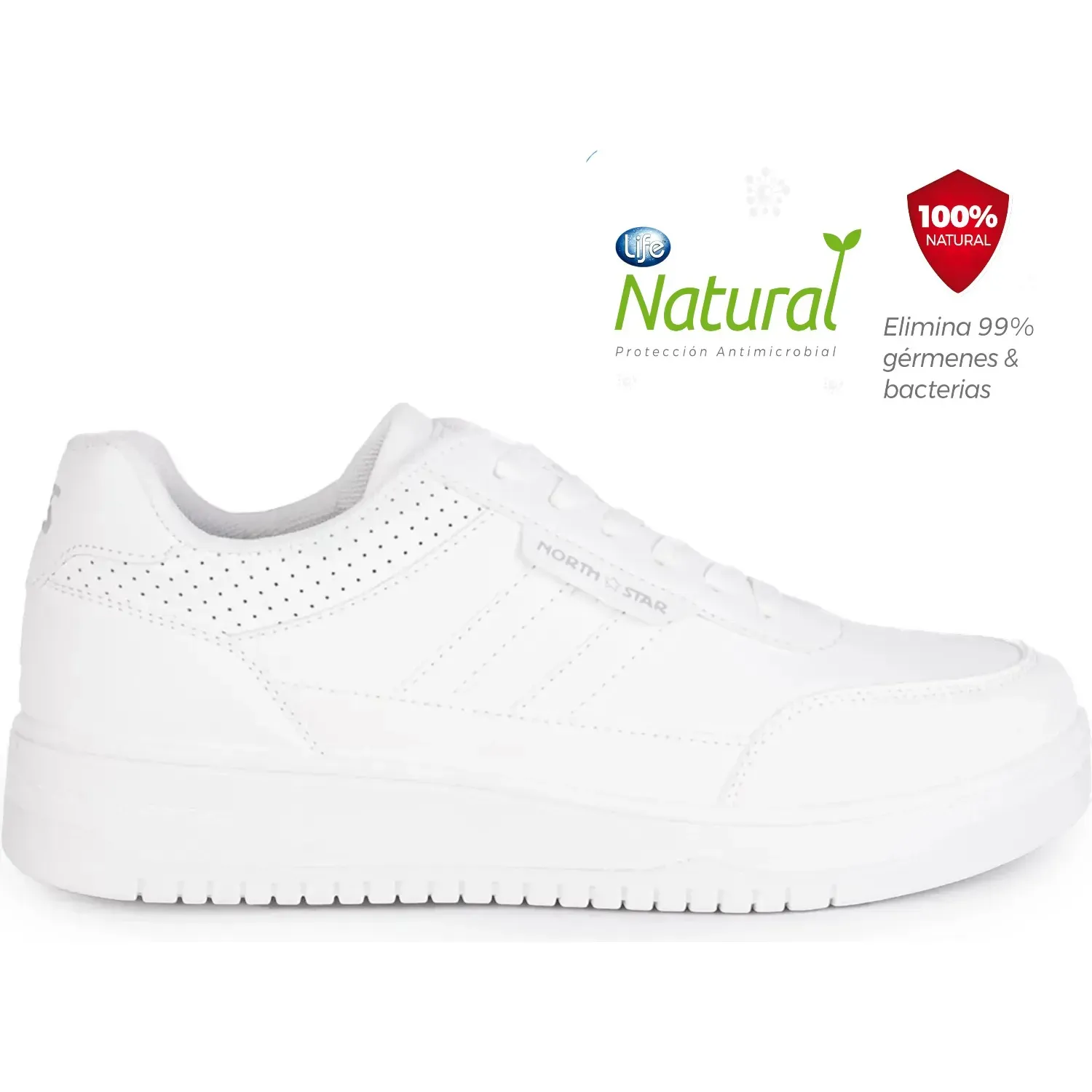 North Star Zapatillas North Star Urbana Hombre Maisy color blanco | Platanitos