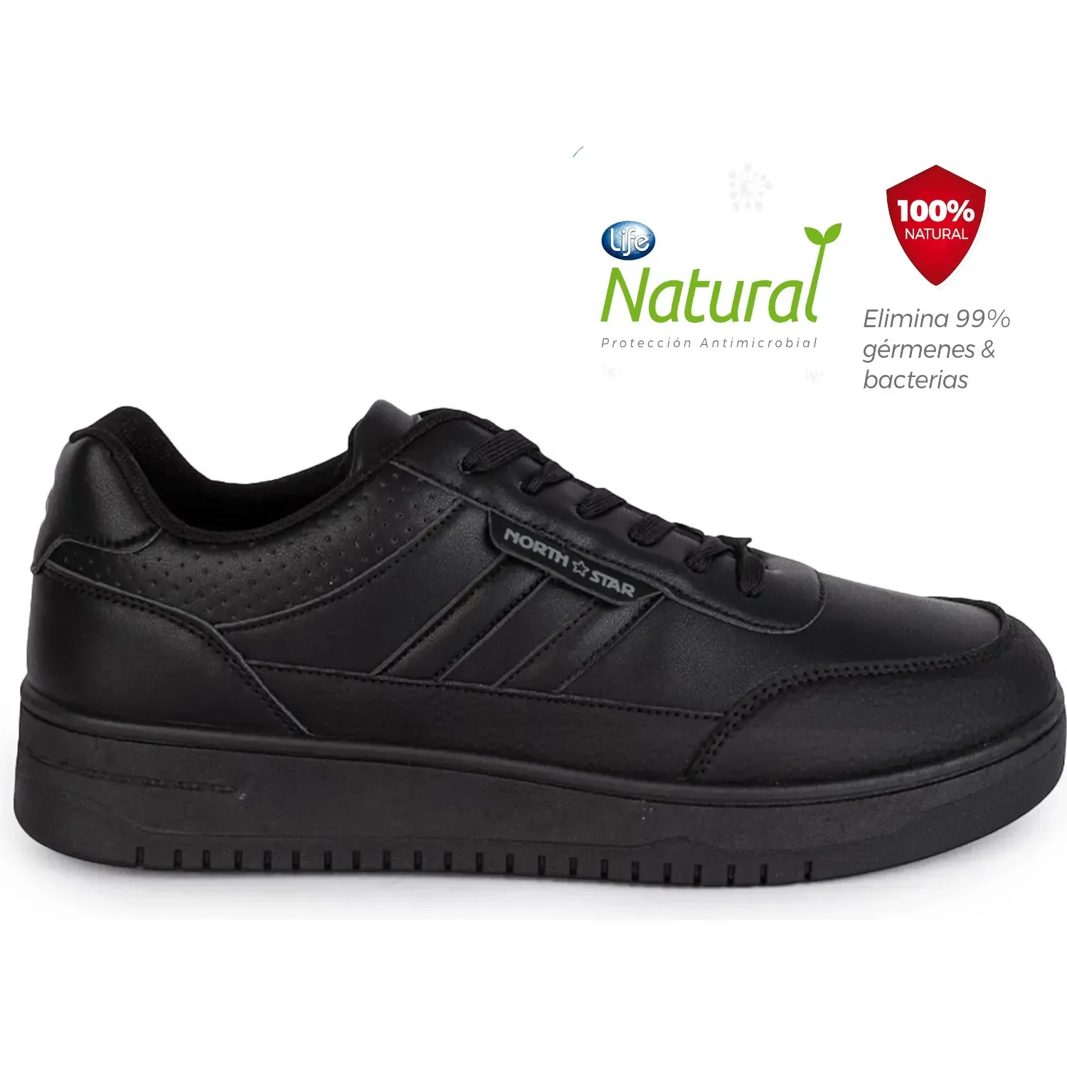 North Star Zapatillas North Star Urbana Hombre Maisy color negro | Platanitos