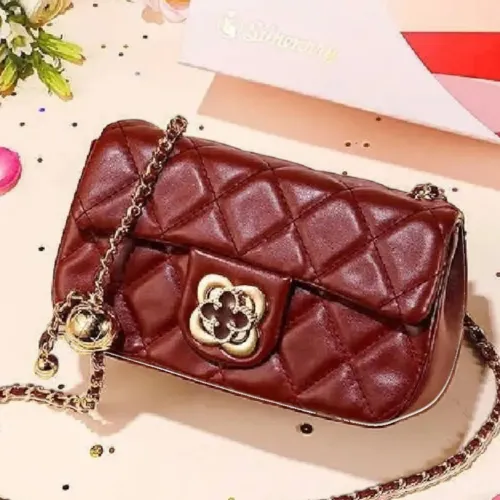 SIIHENRRY Cartera De Cuero Vegano Mate Mujer Djb-0110
