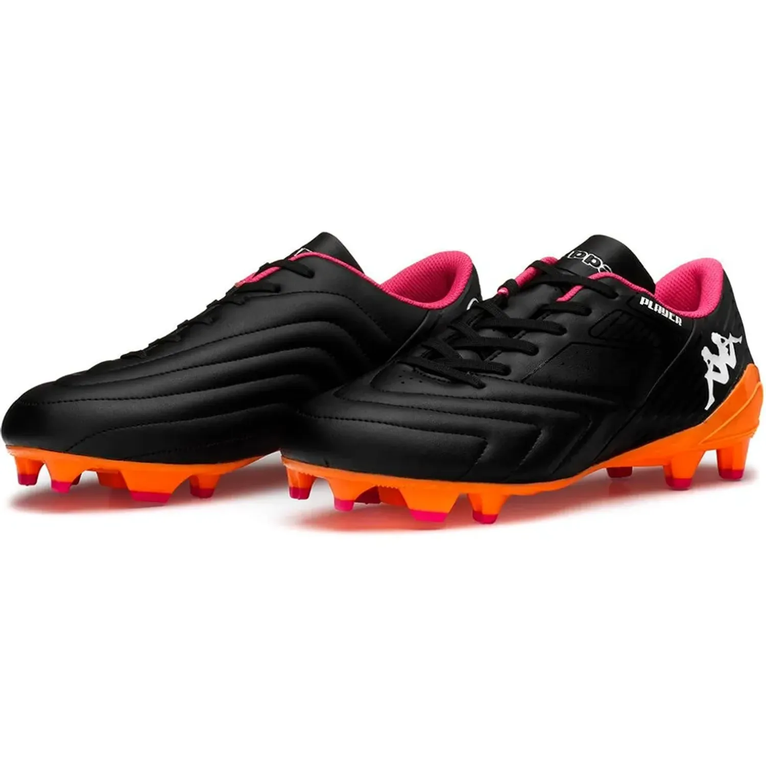 Zapatillas Kappa De Futbol Hombre Player Base Fg color negro/anaranjado | Platanitos